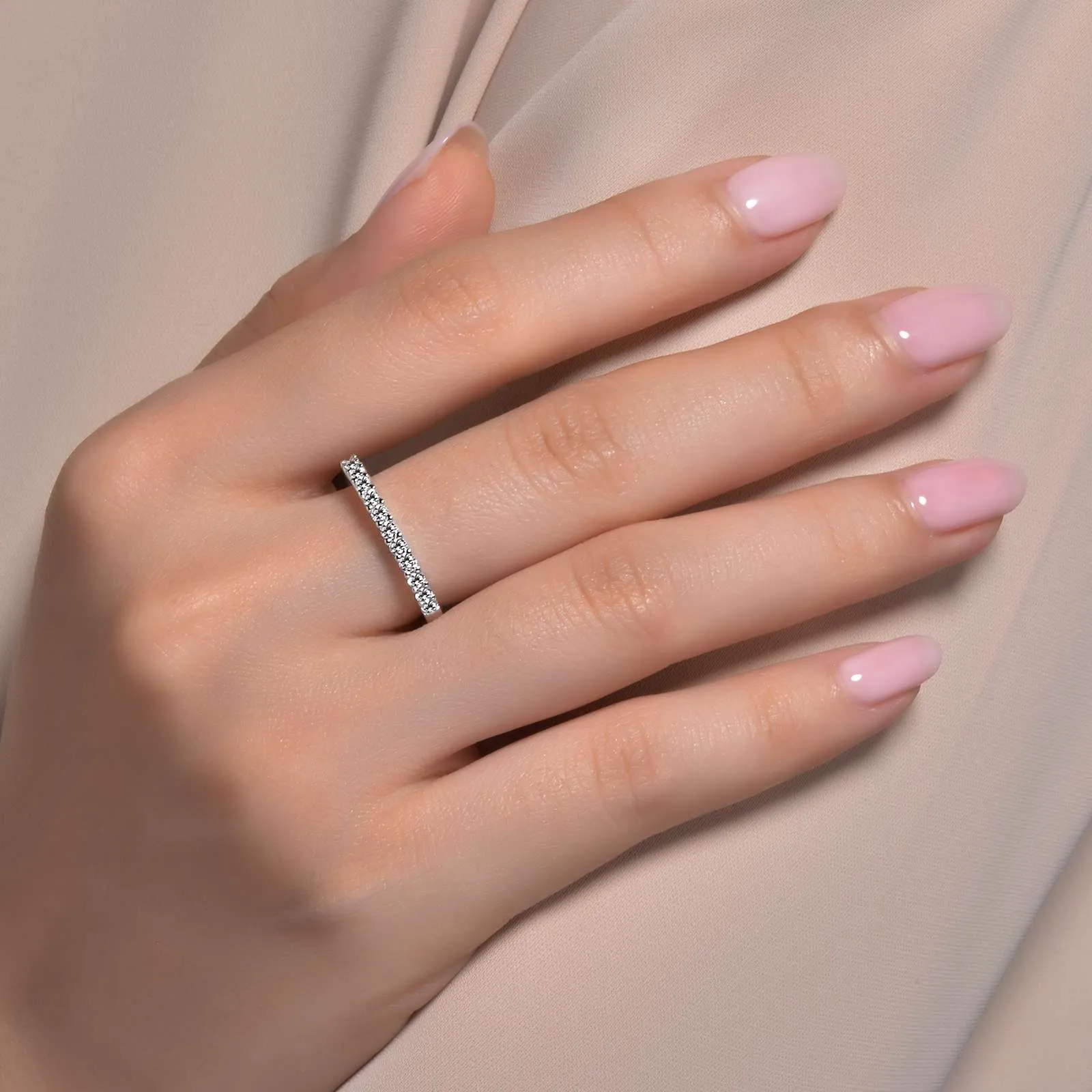 0.35 CTW Half-Eternity Band