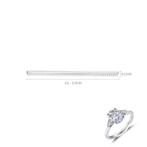 1.86 Oval Modernist Solitaire Ring R2037BTP05
