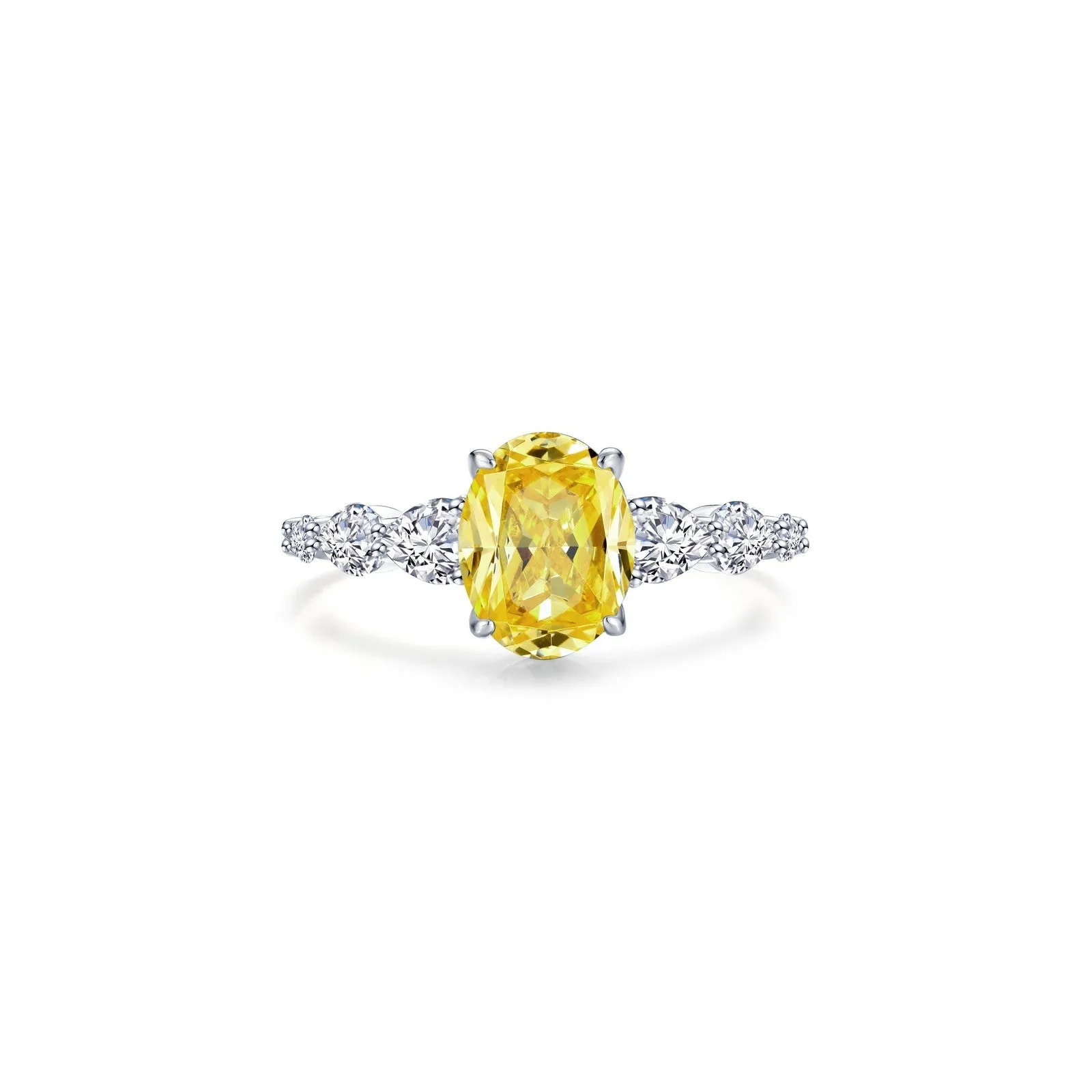 3.66 CTW Oval Solitaire Ring