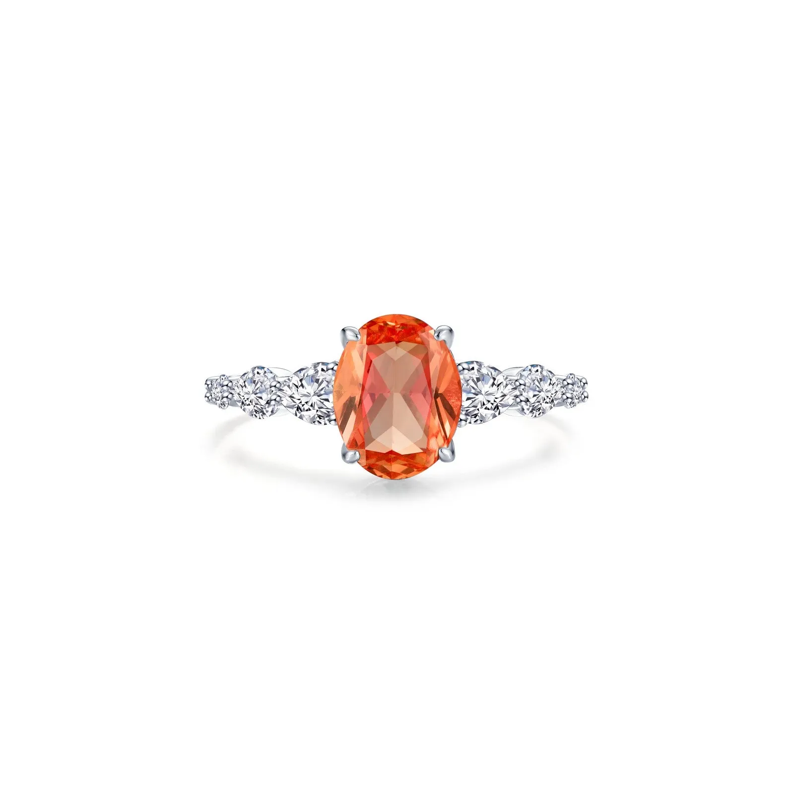 3.66 CTW Oval Solitaire Ring