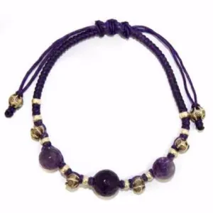 Amethyst & Silver Bracelet