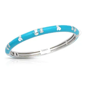Belle Etoile Cats Bangle - Blue