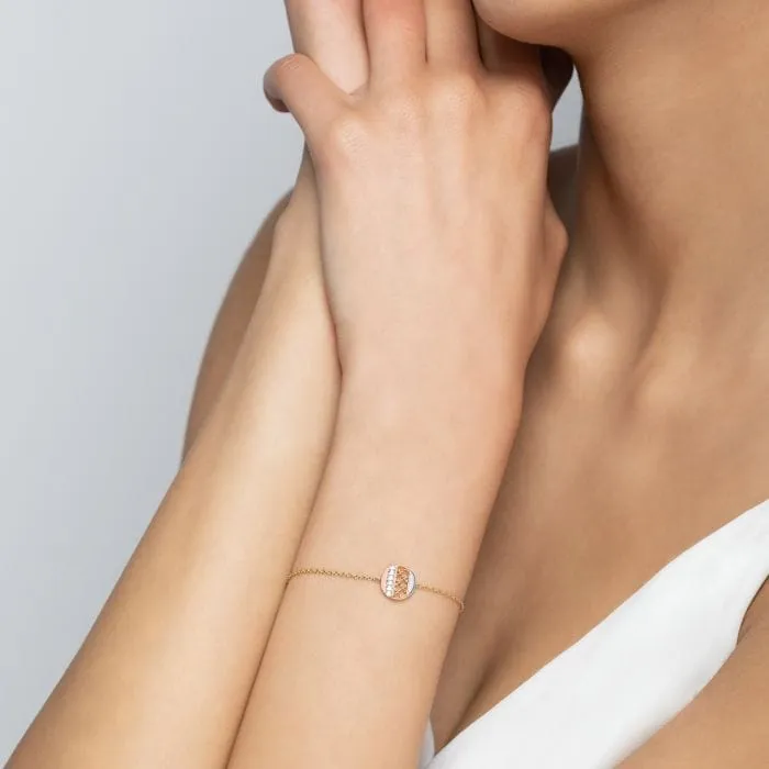 Birks Tri Gold Dare to Dream Circle Bracelet