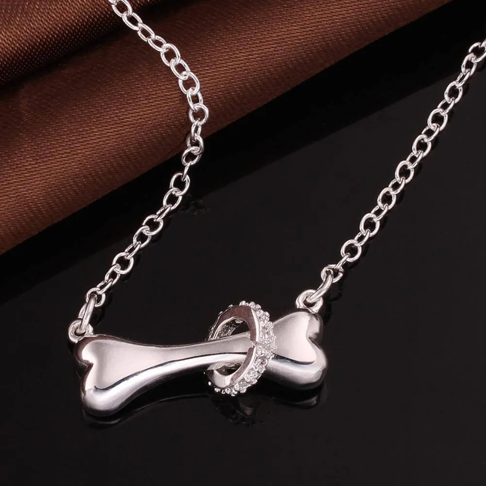 Bone and Ring Pendant Chain