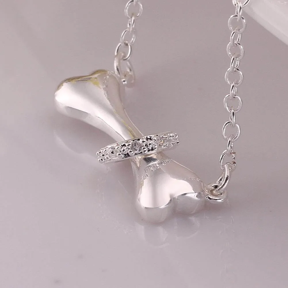 Bone and Ring Pendant Chain