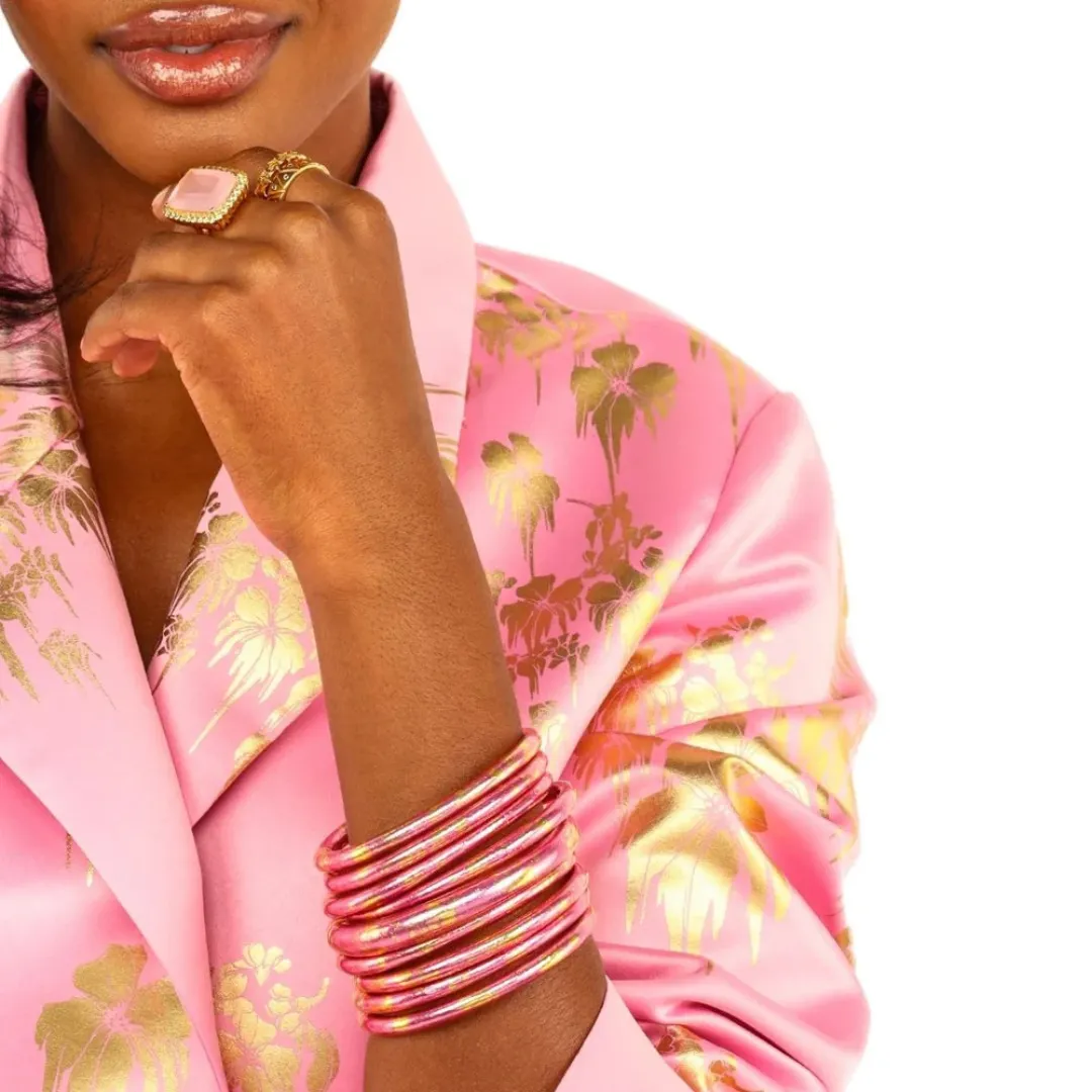 BuDhaGirl | Tzubbie All Weather Bangle in Rose