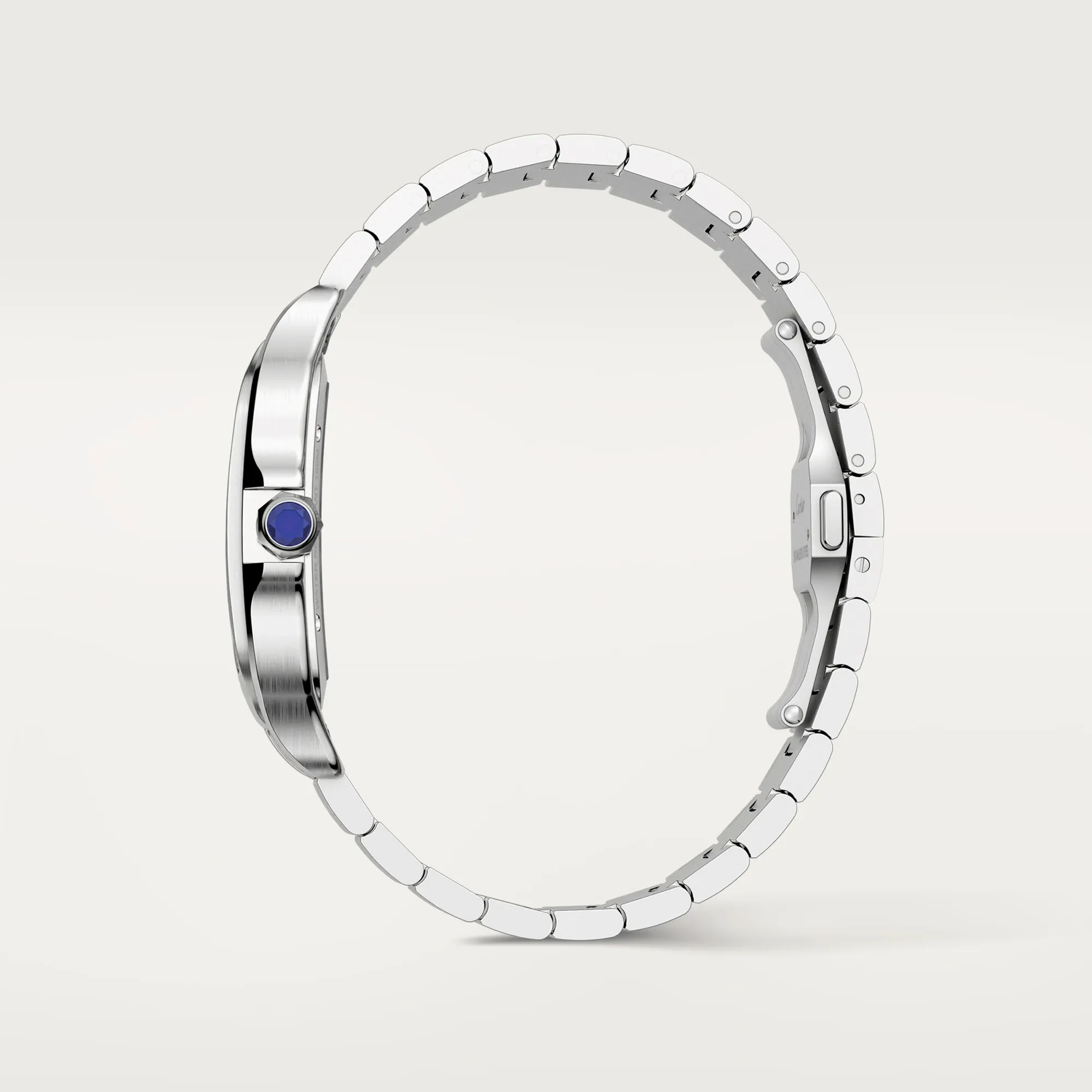 Cartier Santos Stainless Steel Skeleton Men's Watch