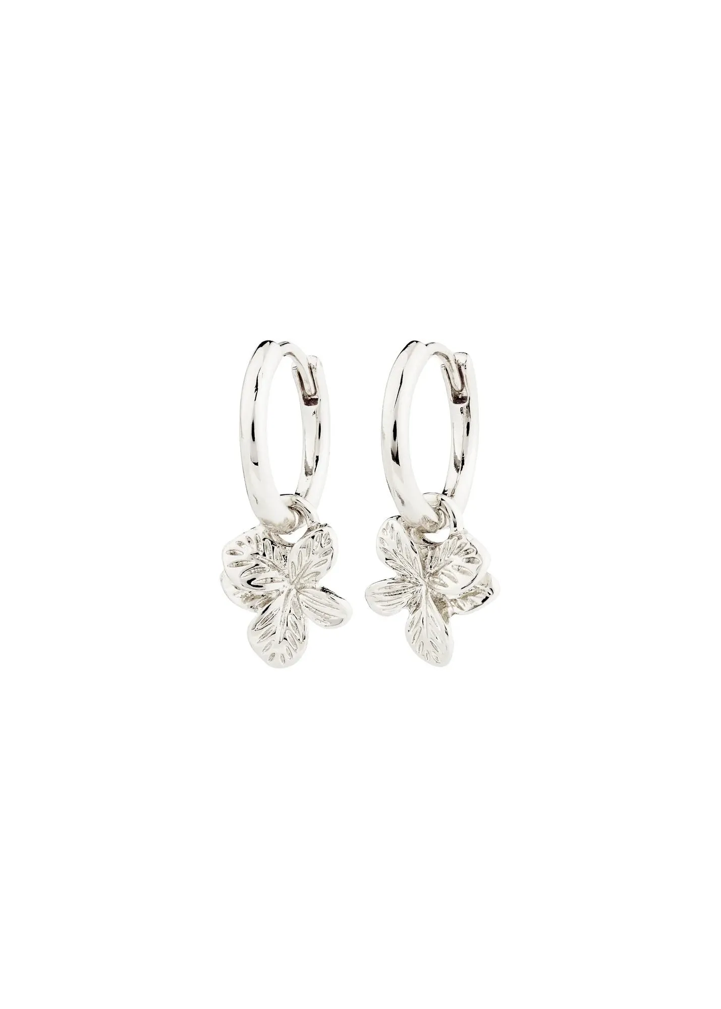 CHARMAINE Hoop Earrings | Silver-Plated
