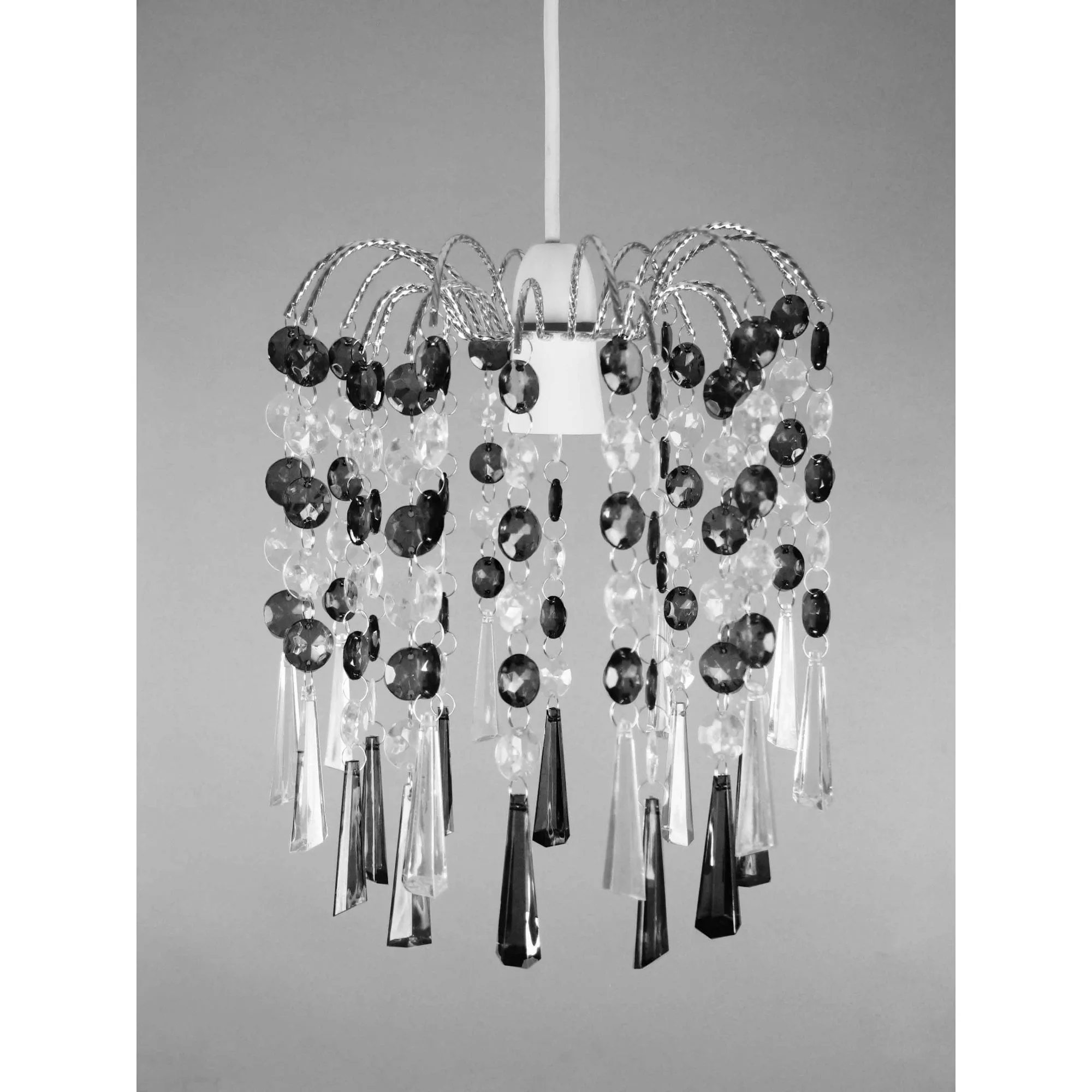 Chiseled Drop Pendant Light - Black