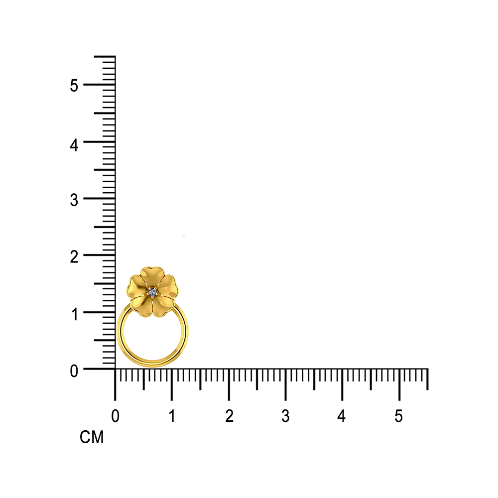 Classy Clover Gold Pendant