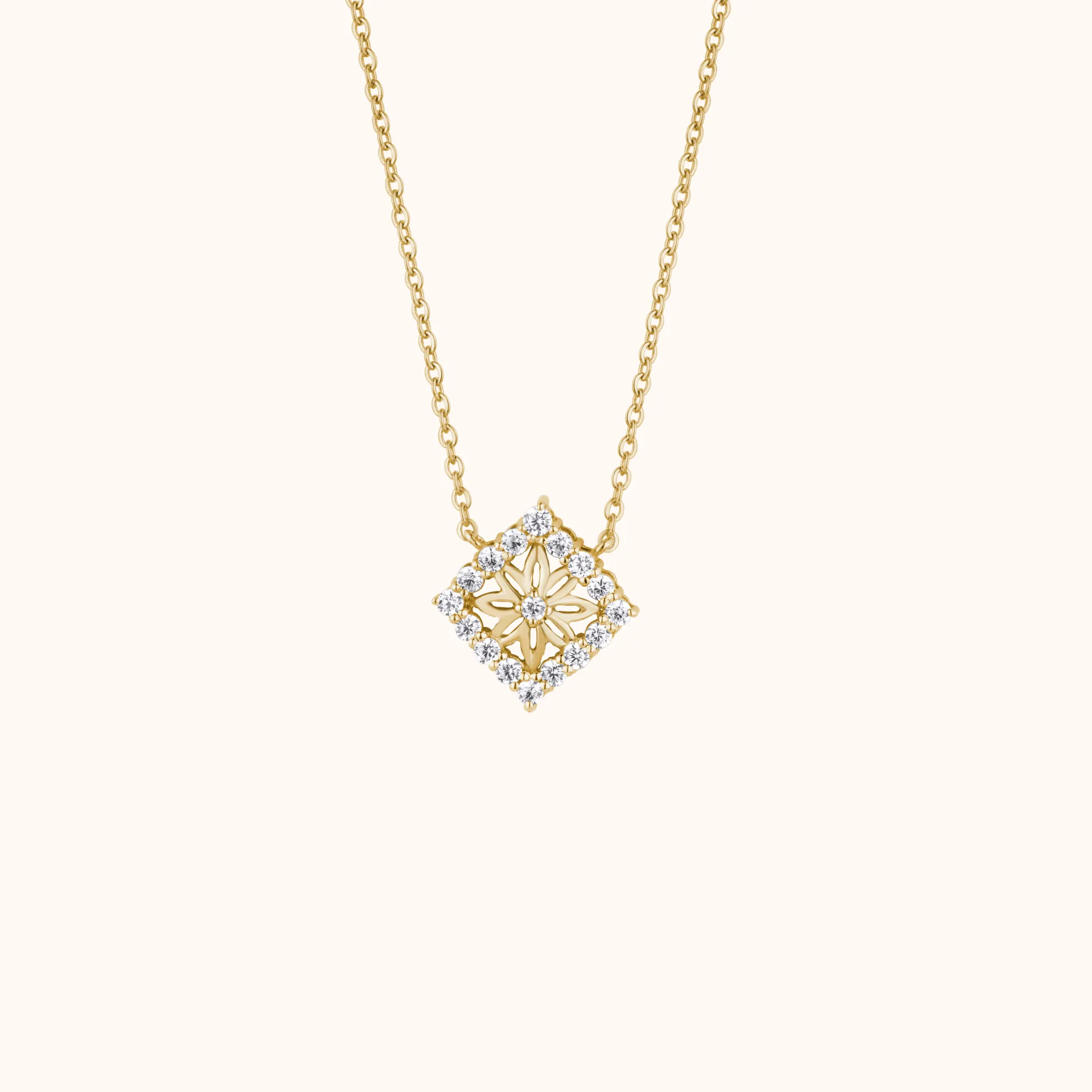 Classy Square Necklace
