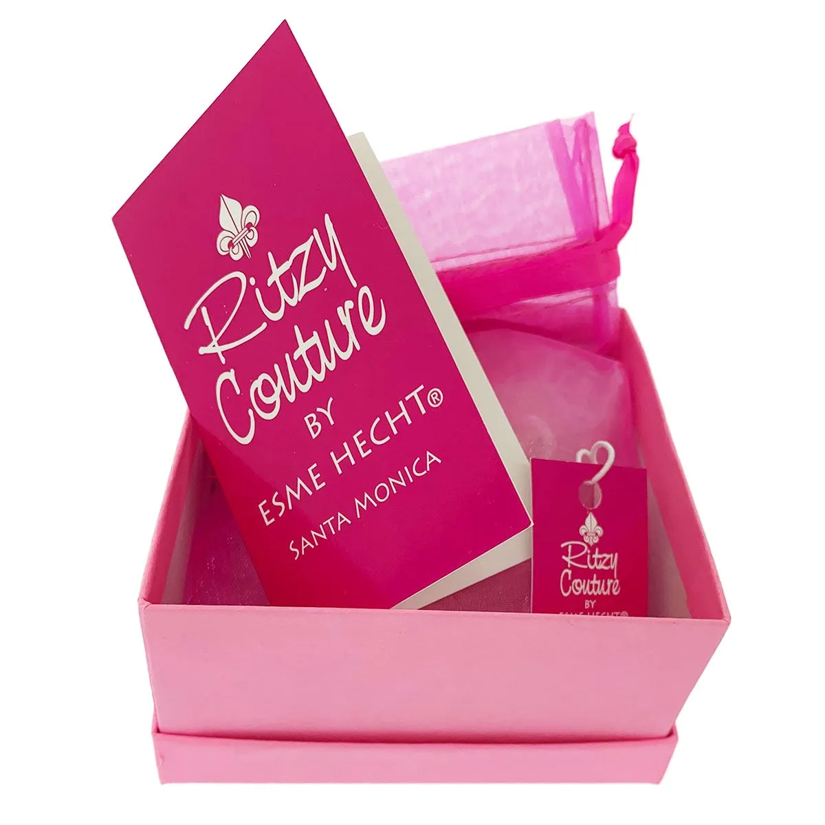 “Cupid’s Love” Red Heart Valentines Enhancer Charm by Ritzy Couture DeLuxe™ – 18k Gold Plating