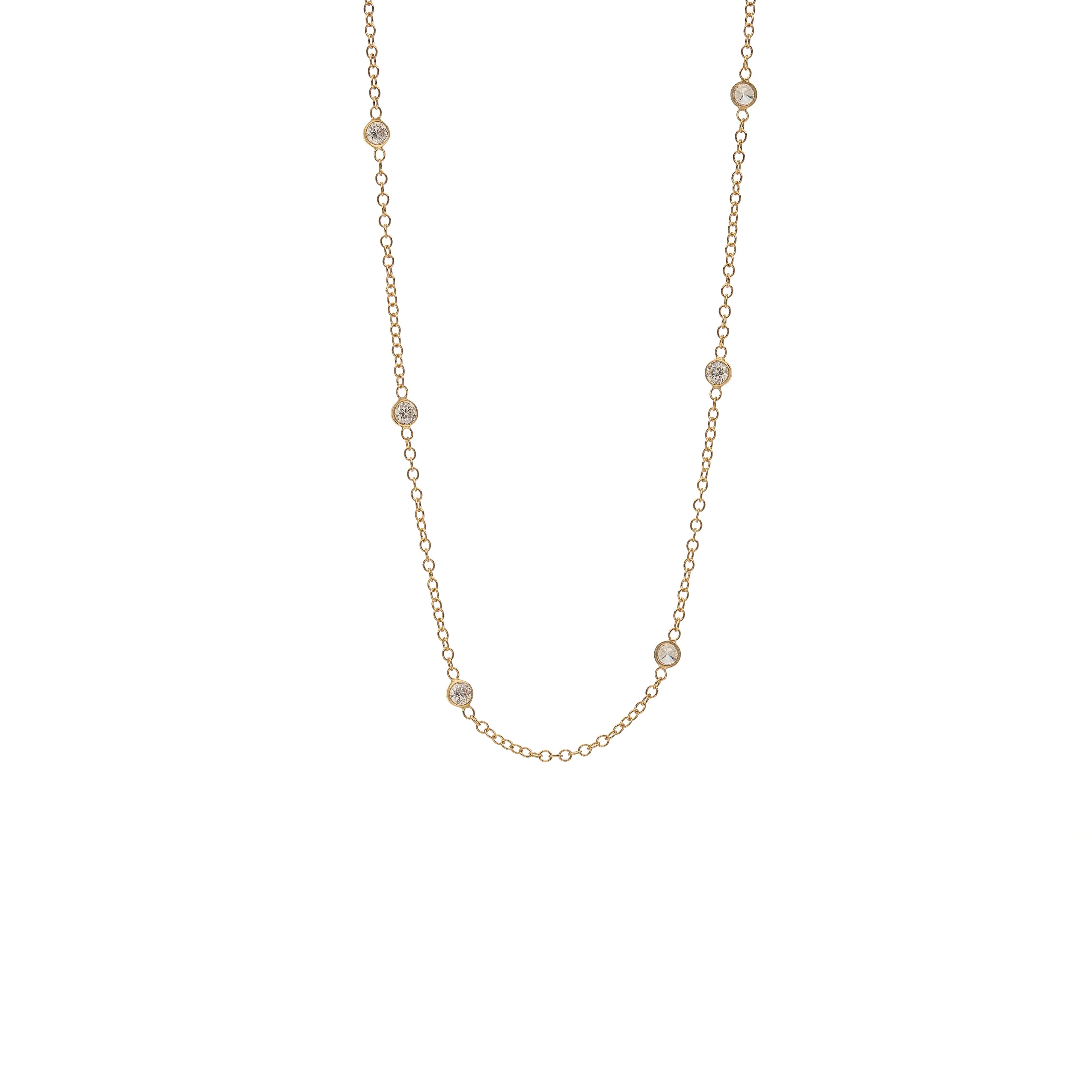 CZ Station Necklace