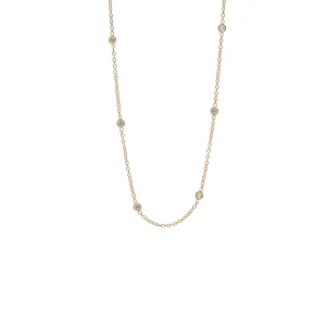 CZ Station Necklace