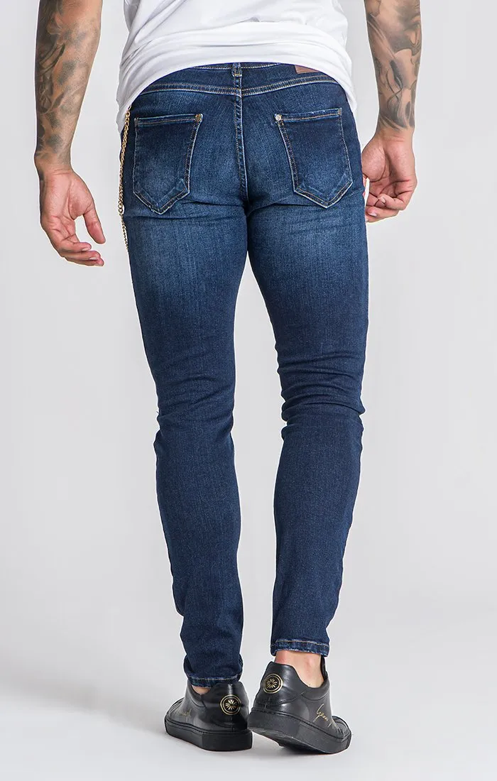 Dark Blue Rebirth Jeans