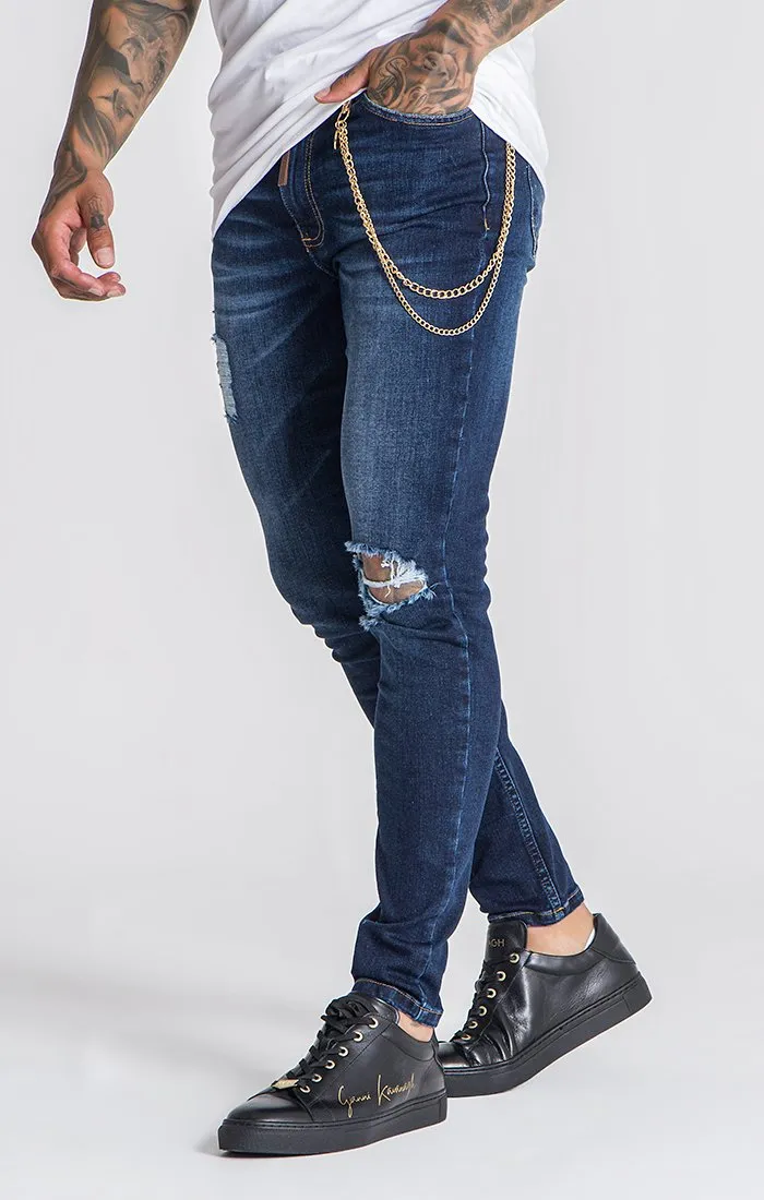 Dark Blue Rebirth Jeans