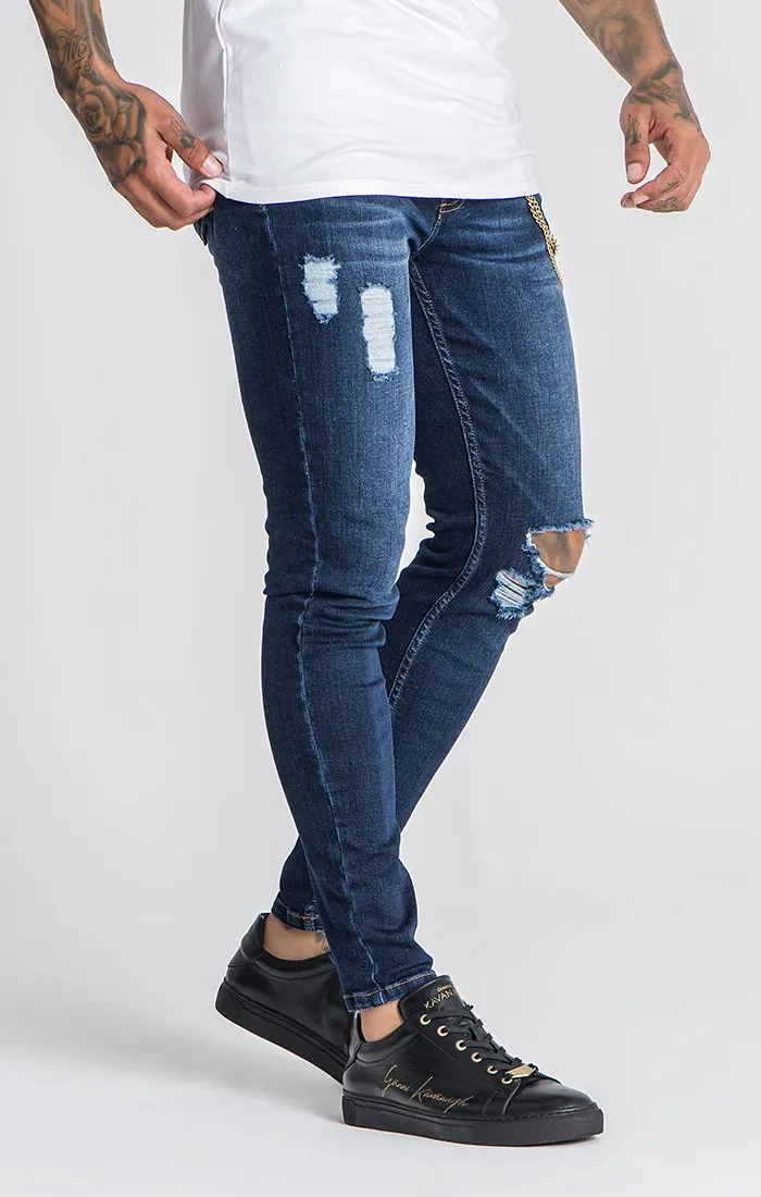 Dark Blue Rebirth Jeans
