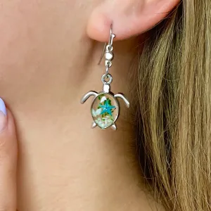 Deep in the Ocean Sea Turtle Earrings