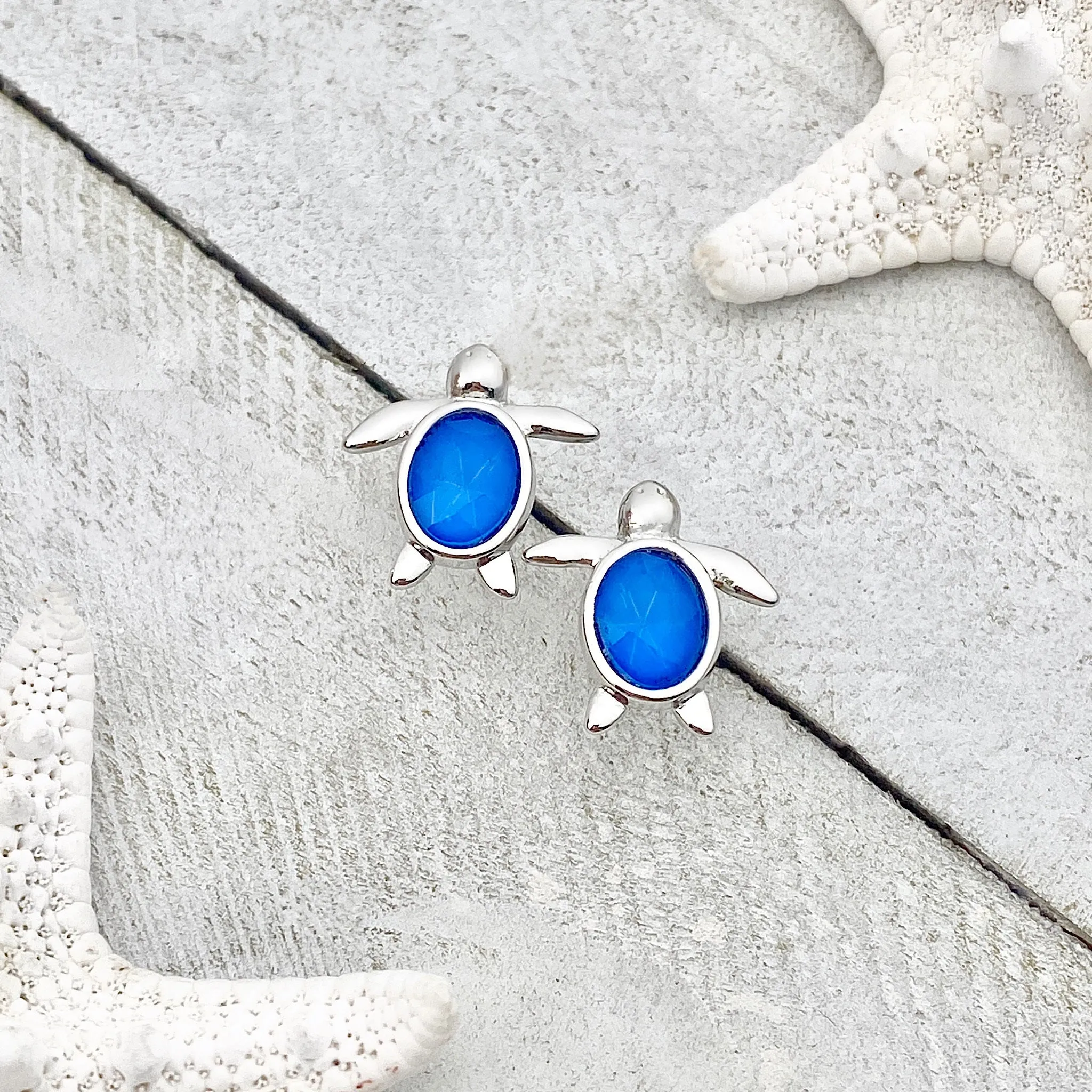 Delicate Sea Turtle Earrings