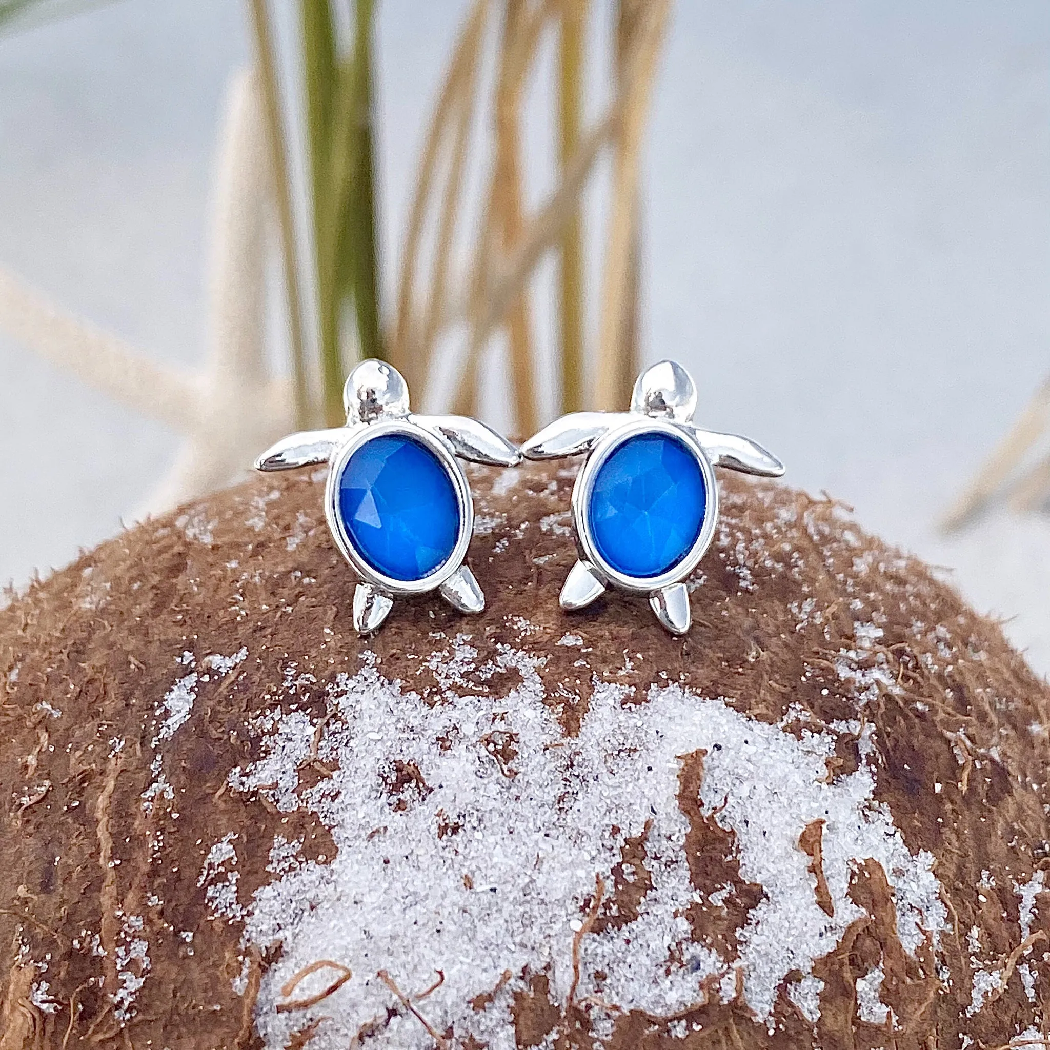 Delicate Sea Turtle Earrings