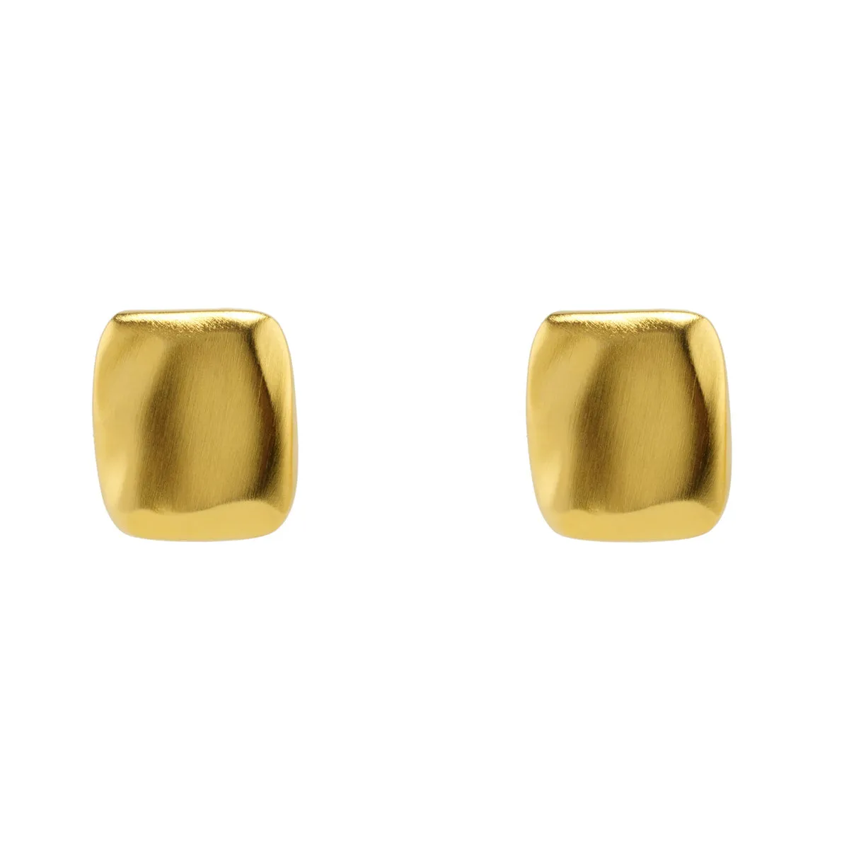 Earrings Satin and Shiny Nuggets