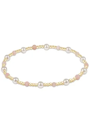 Enewton - Pearl Sincerity Pattern 4mm Bracelet - Pink Opal