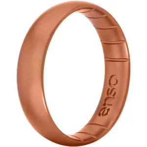 Enso Rings Thin Elements Series Silicone Ring - Copper