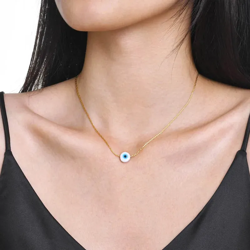 Evil Eye Minimal Pendant
