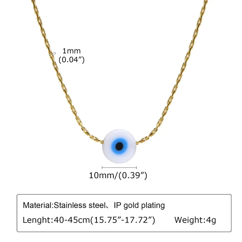 Evil Eye Minimal Pendant