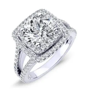 Flora - Round Lab Diamond Engagement Ring (IGI Certified)