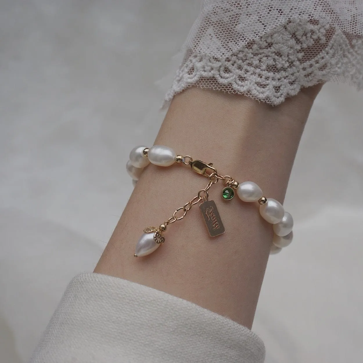 Freshwater Natural Pearl Bracelet 🌟