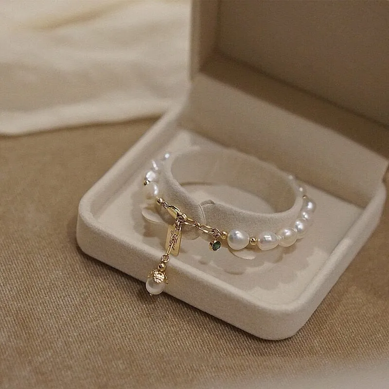 Freshwater Natural Pearl Bracelet 🌟