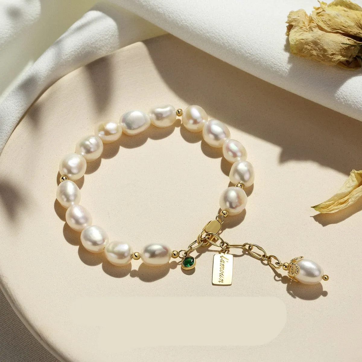 Freshwater Natural Pearl Bracelet 🌟