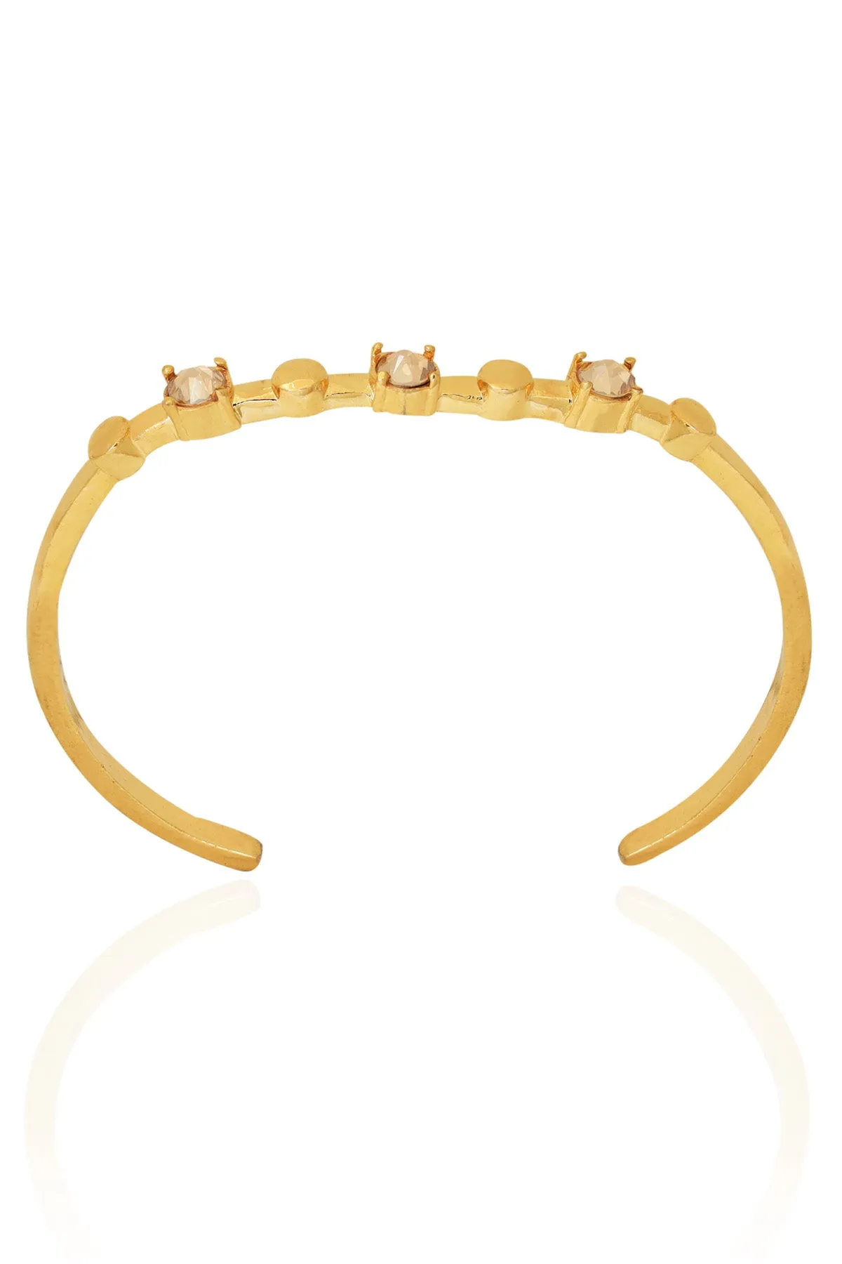 Golden Swarovski Crystal Bracelet