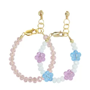 Isabela Baby Bracelet Two-Pack (4MM   6MM Beads)