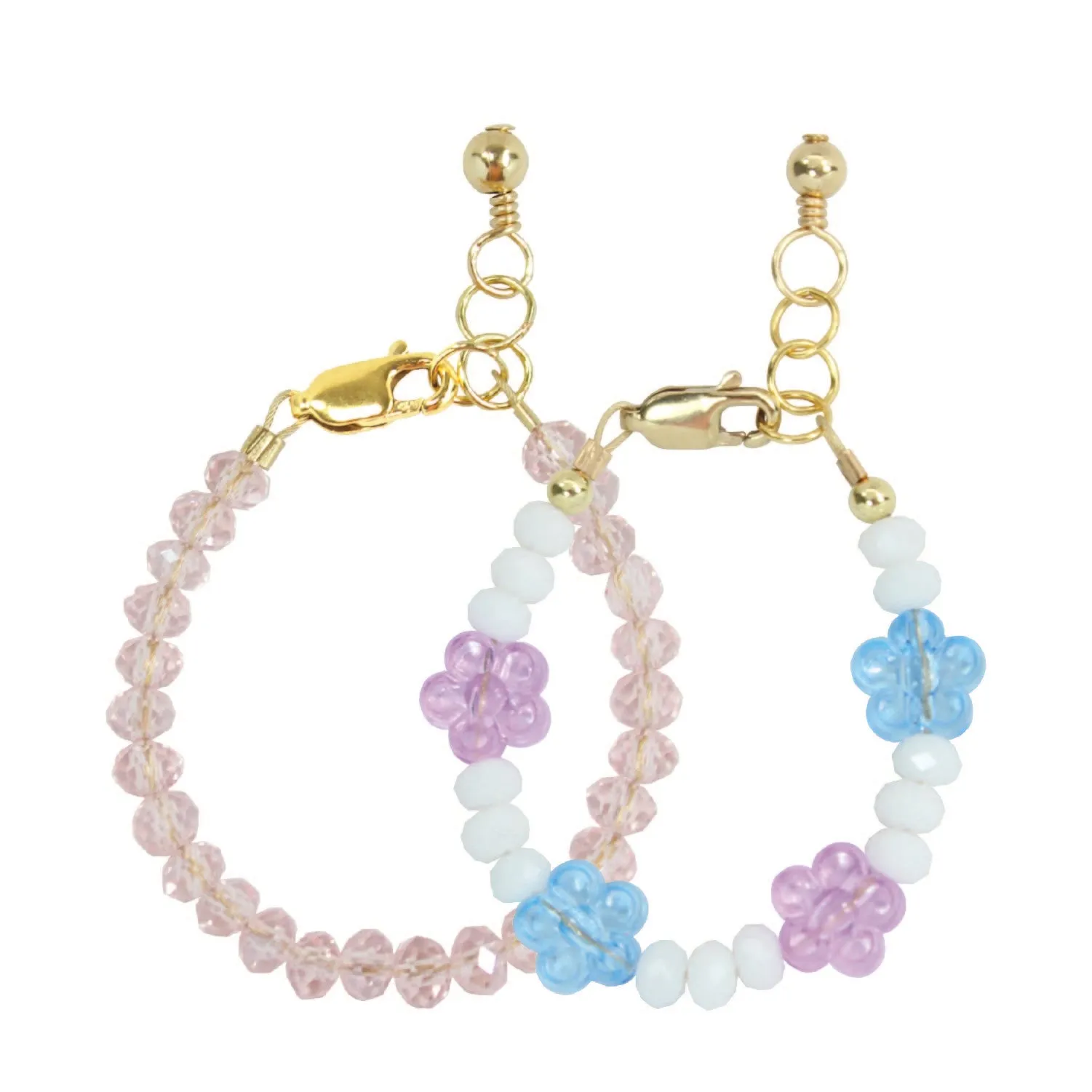 Isabela Baby Bracelet Two-Pack (4MM   6MM Beads)