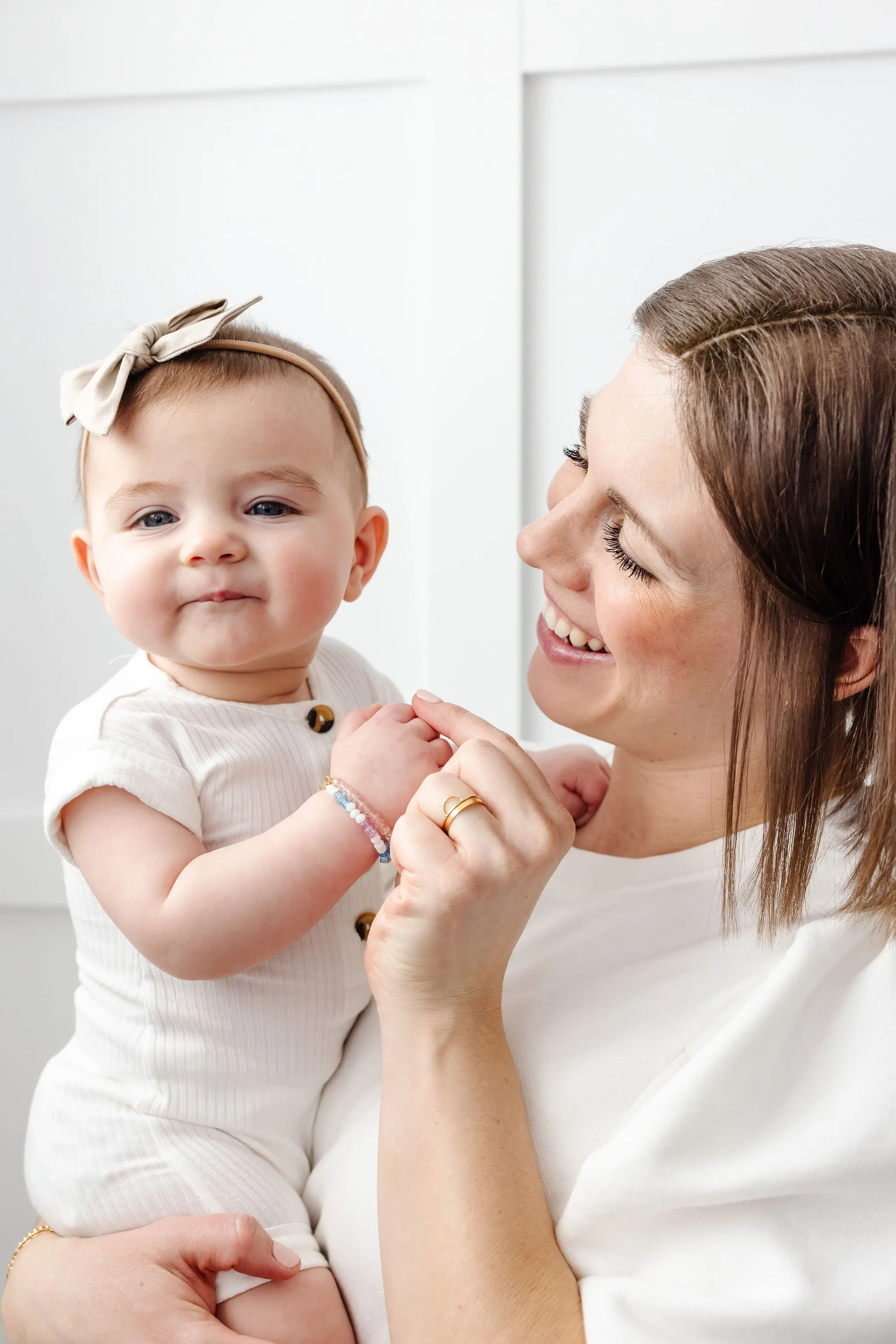 Isabela Baby Bracelet Two-Pack (4MM   6MM Beads)