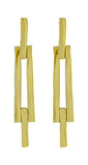 Karine Sultan Camille Art Deco Drop Earrings