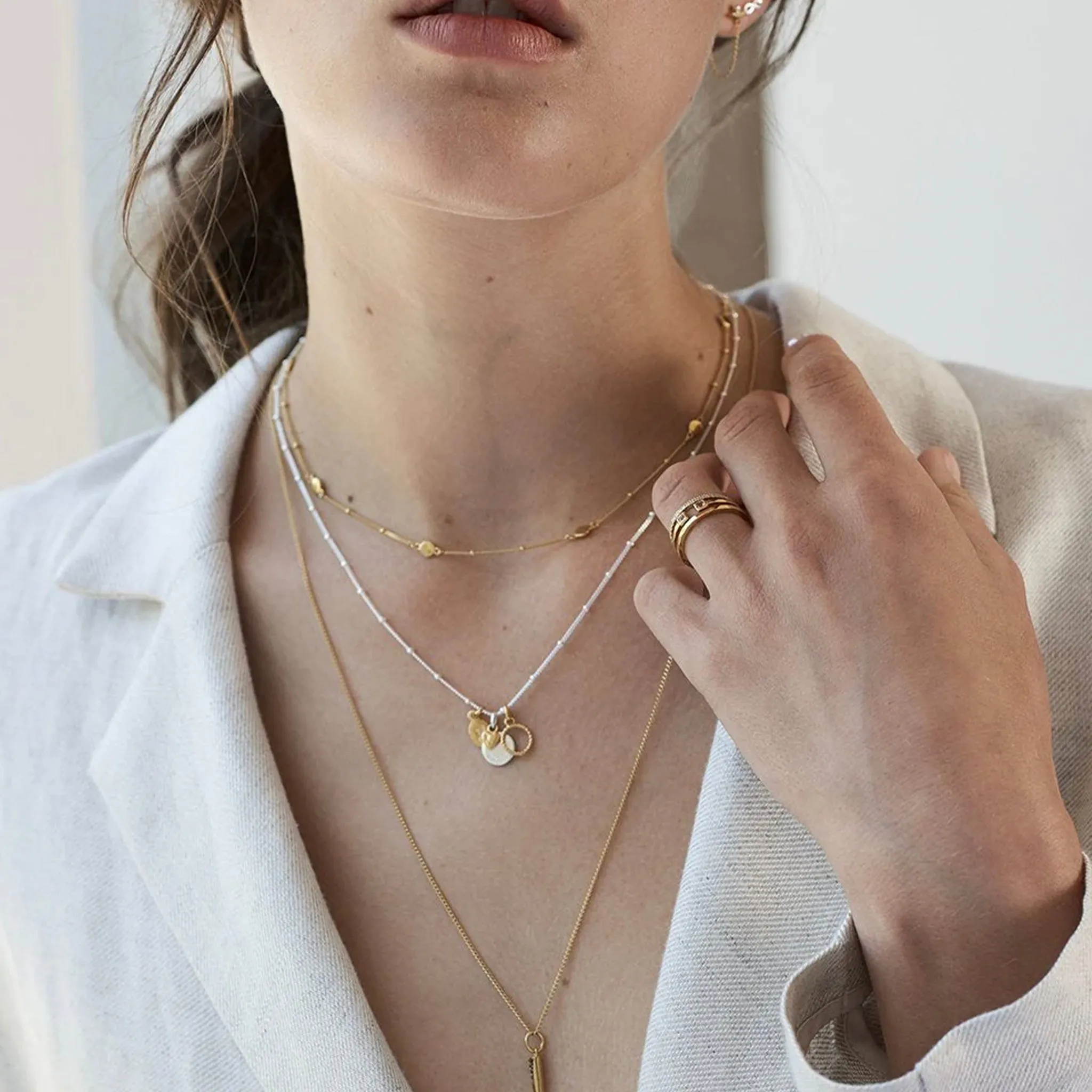 Kirstin Ash Bespoke Collection Ball Chain - Sterling Silver