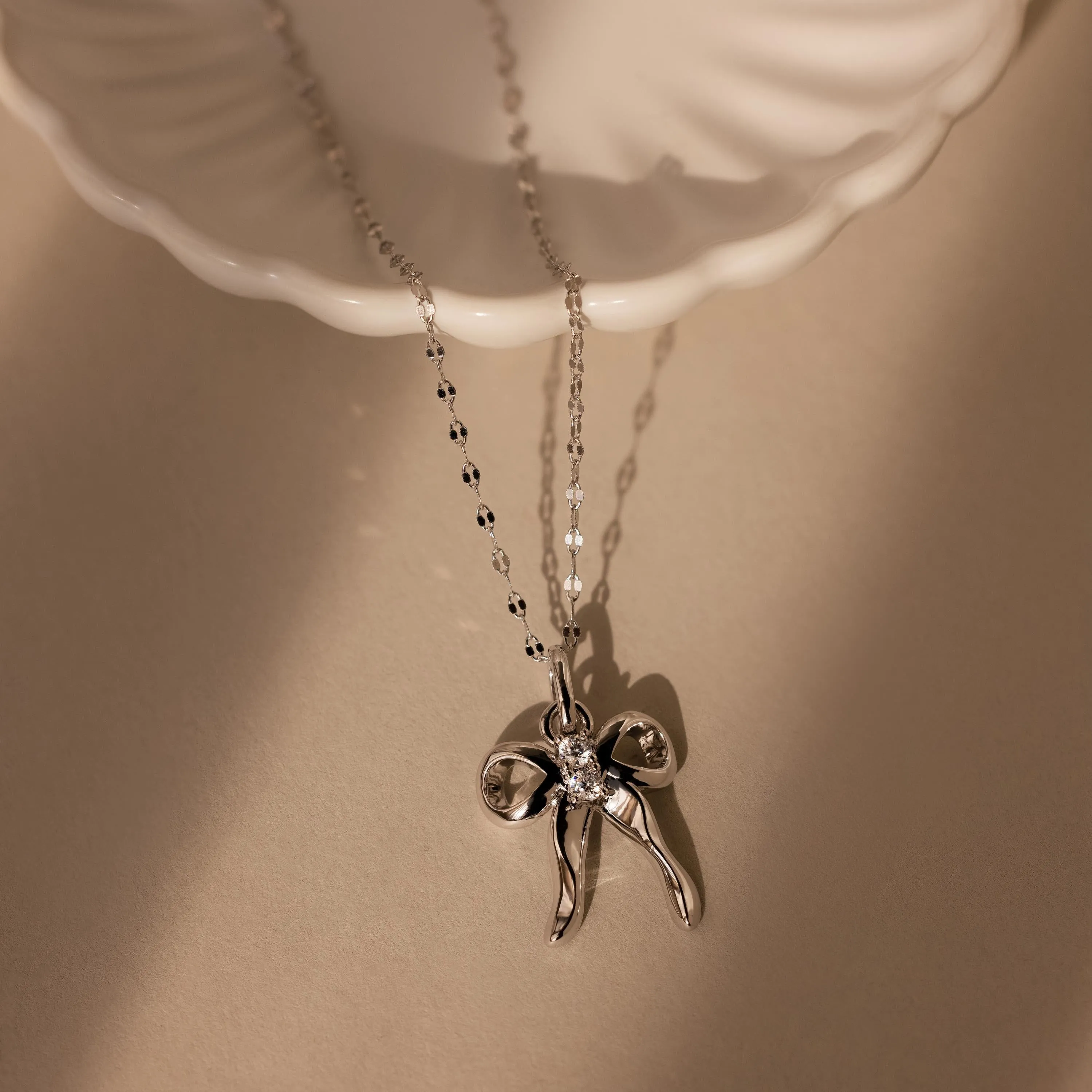 Knot of Love Diamond Bow