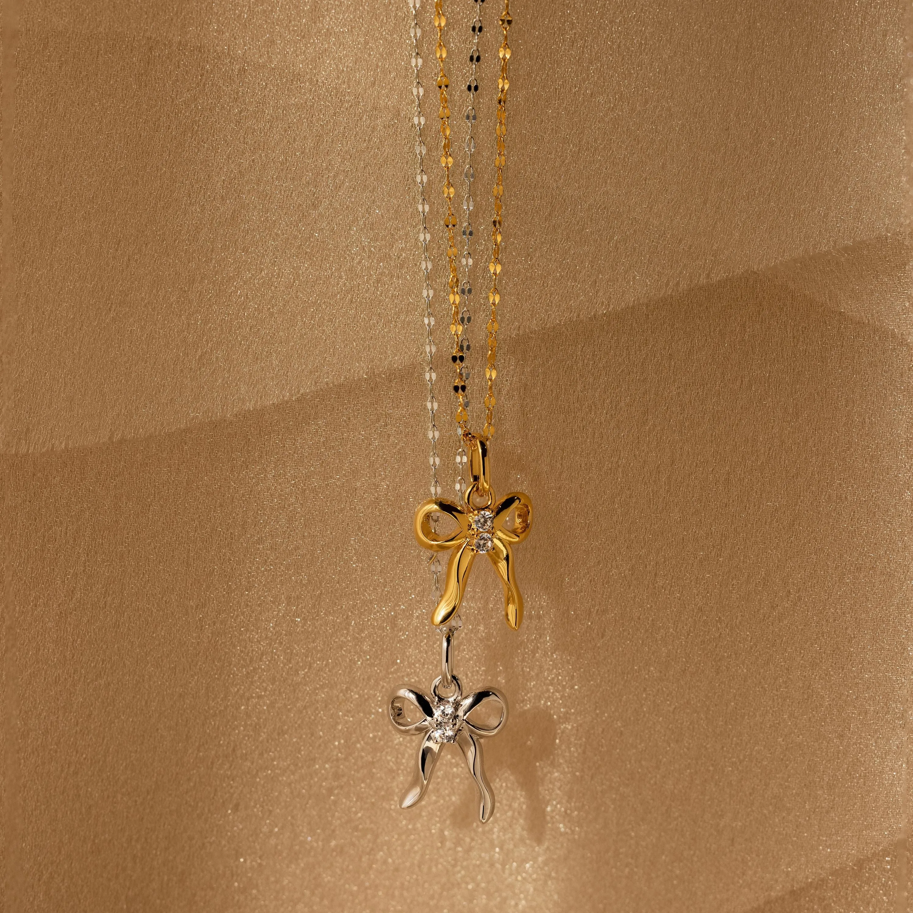 Knot of Love Diamond Bow