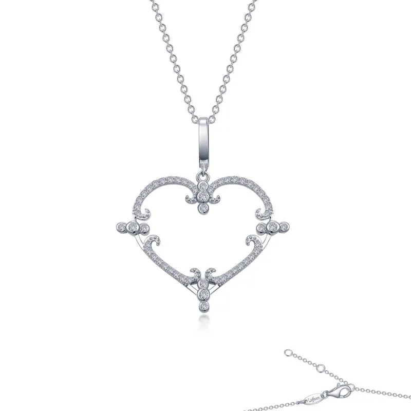Lafonn Filigreen Heart (c) Necklace