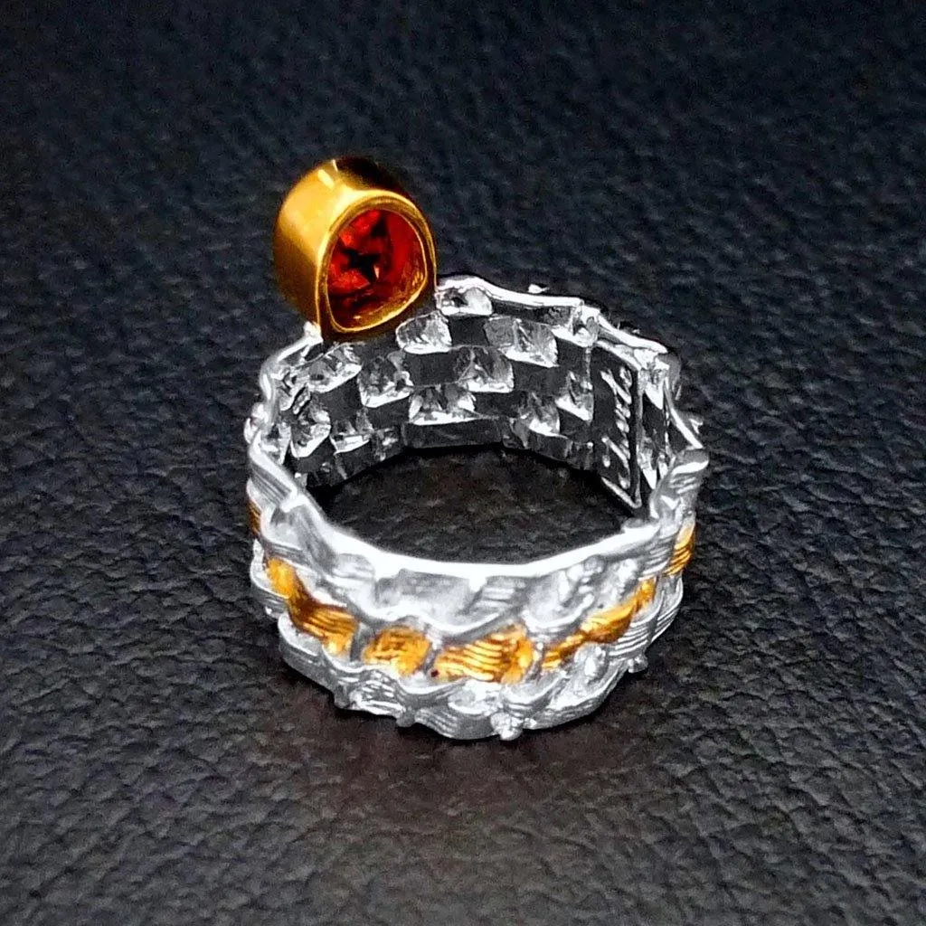 Lambent Iris Sterling Silver Ring