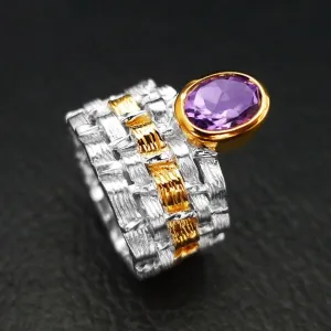 Lambent Iris Sterling Silver Ring