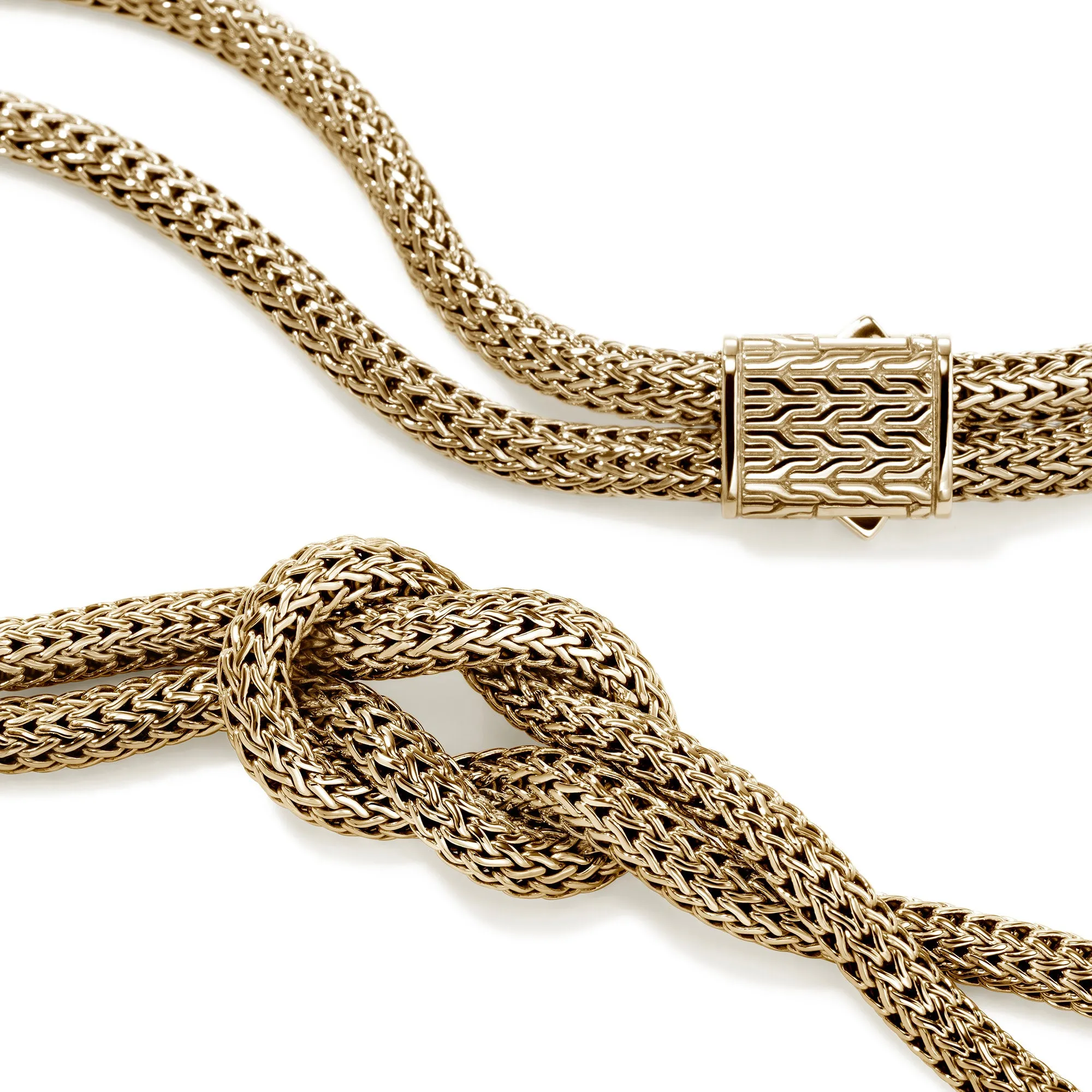 Love Knot Necklace, Gold, 10MM|NGG98778
