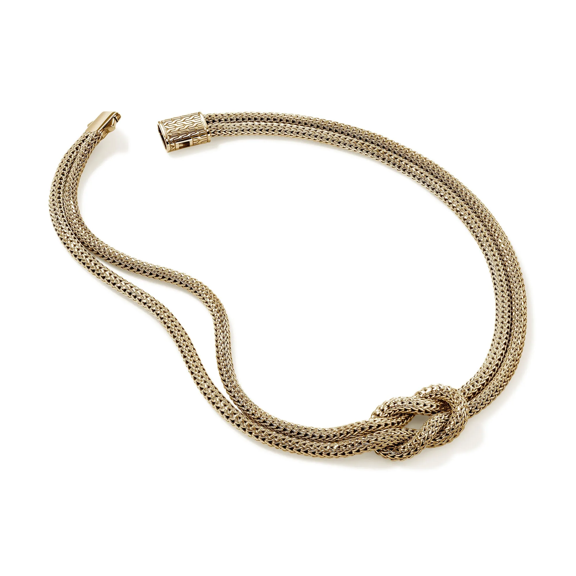 Love Knot Necklace, Gold, 10MM|NGG98778