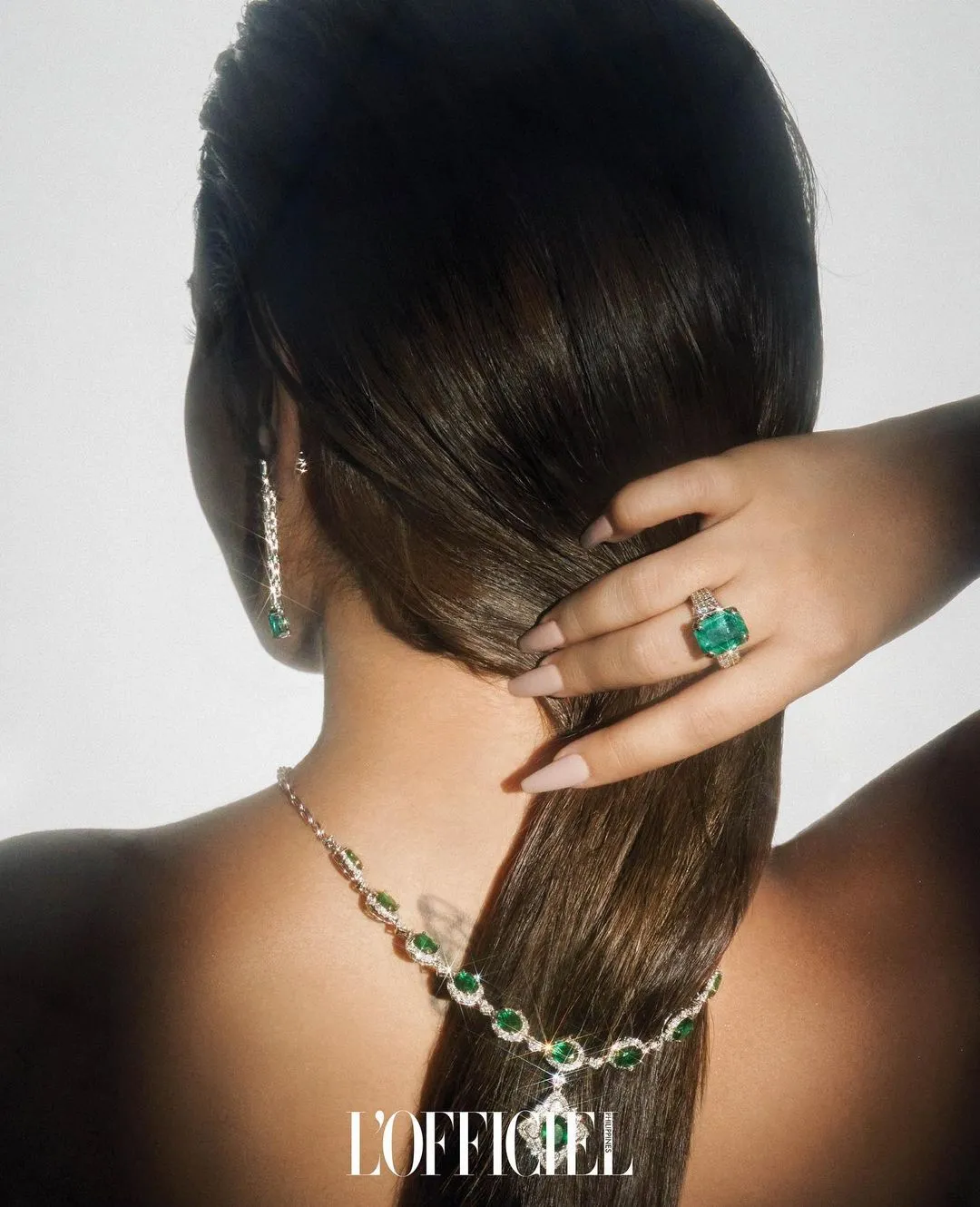 LVNA Signatures™️ Colombian Emerald Gemstones Fine Diamond Necklace 18kt