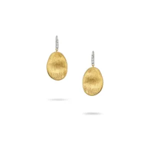 Marco Bicego 18K Yellow Gold Lunaria Diamond Hook Earrings