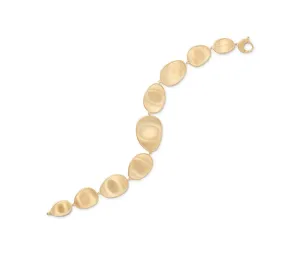 Marco Bicego Lunaria 7" Engraved Gold Bracelet