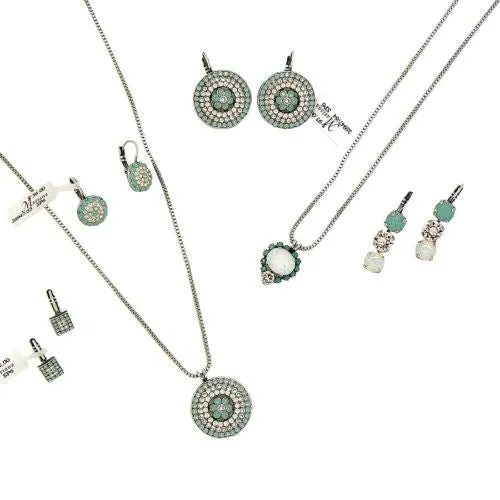 Mariana Handmade Swarovski Pendant Crystal Necklace 5132/2 23439 Mojito
